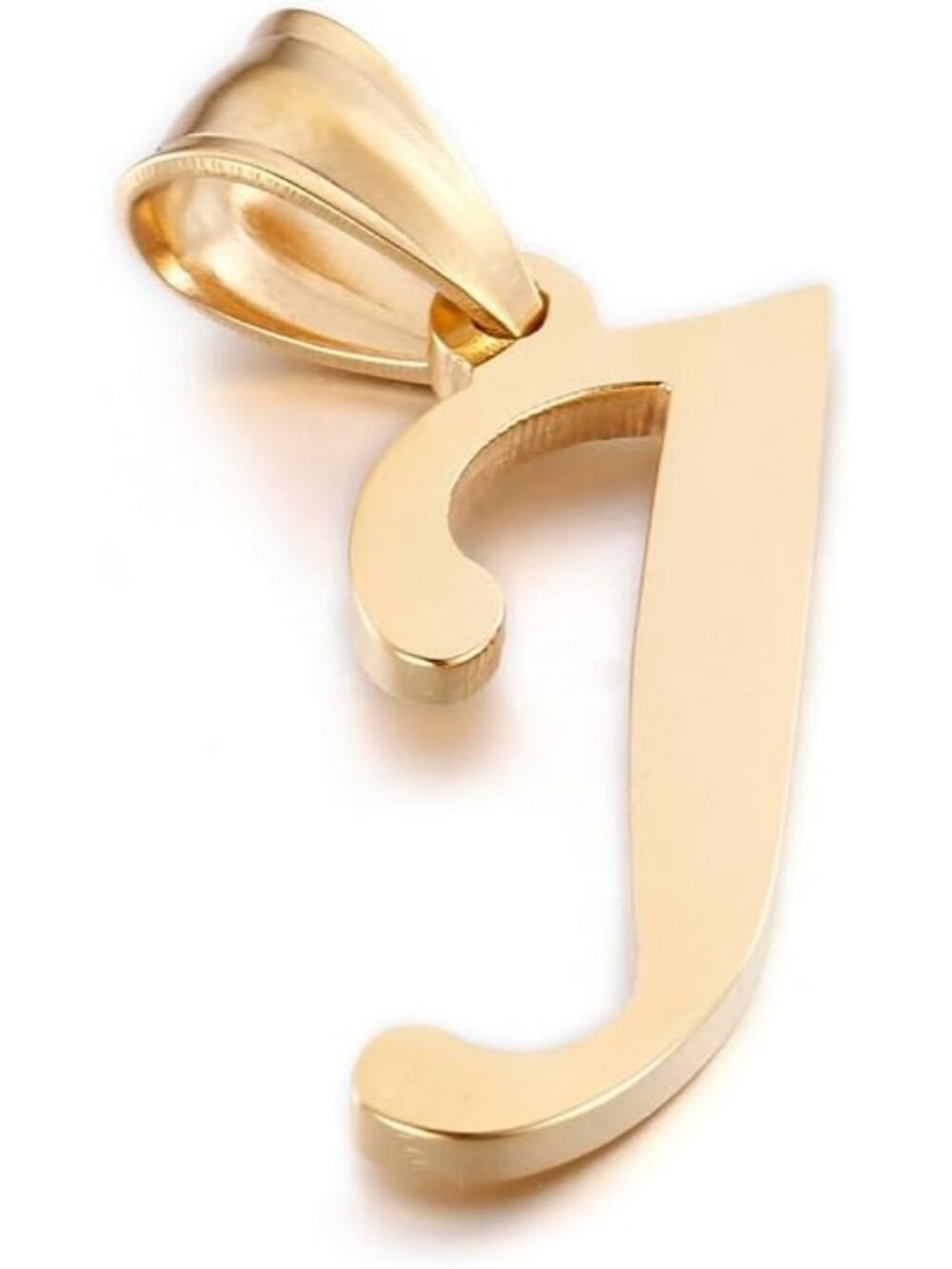 Letter J Initial Charms Gold Initial Pendant 14k Gold Charm